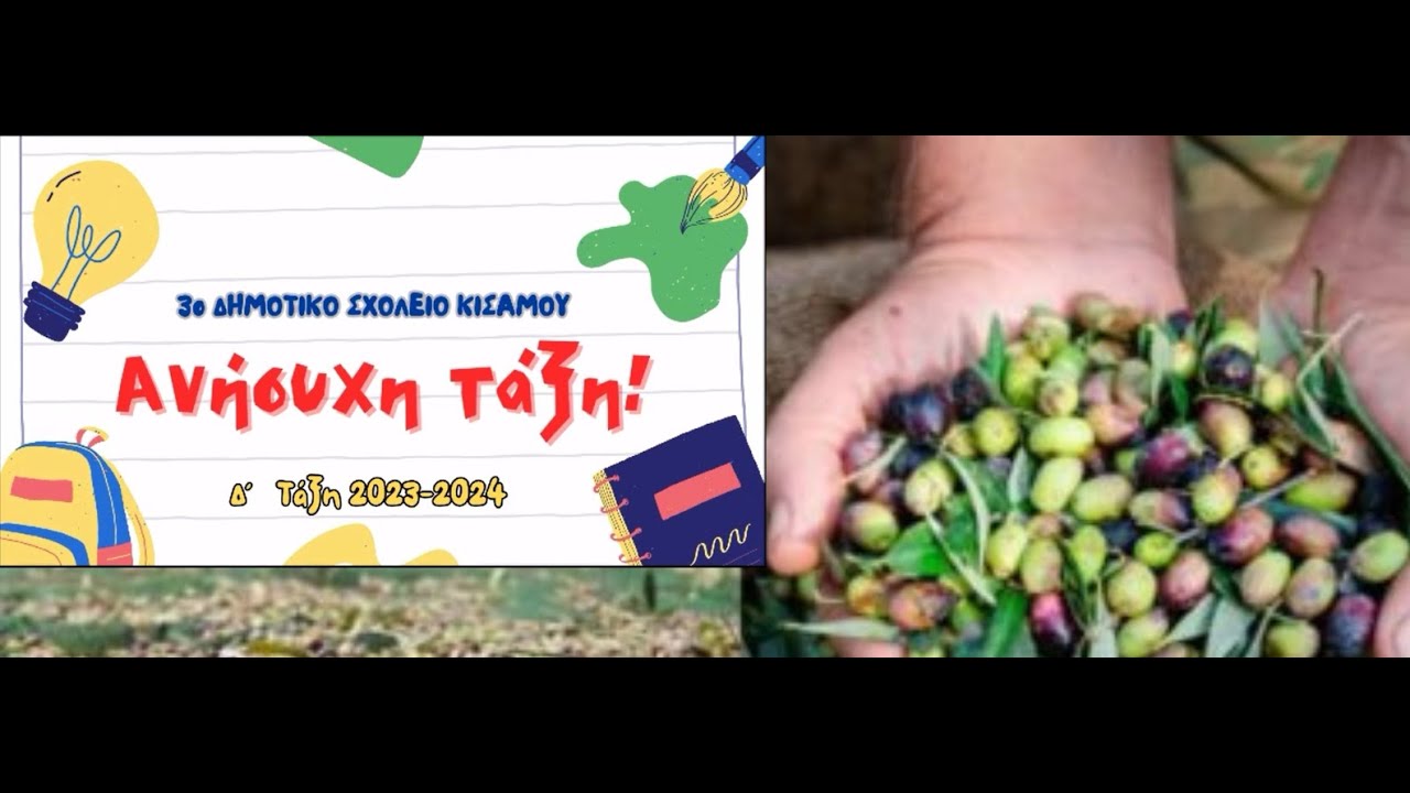 Μαθαίνουμε για την ελιά 3 (To μάζεμα της ελιάς)