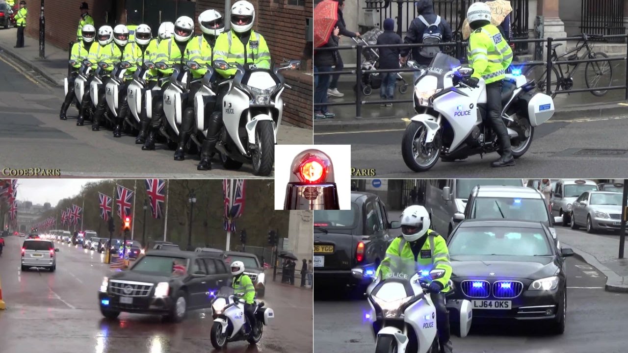 Special Escort Group Compilation - President Obama in London