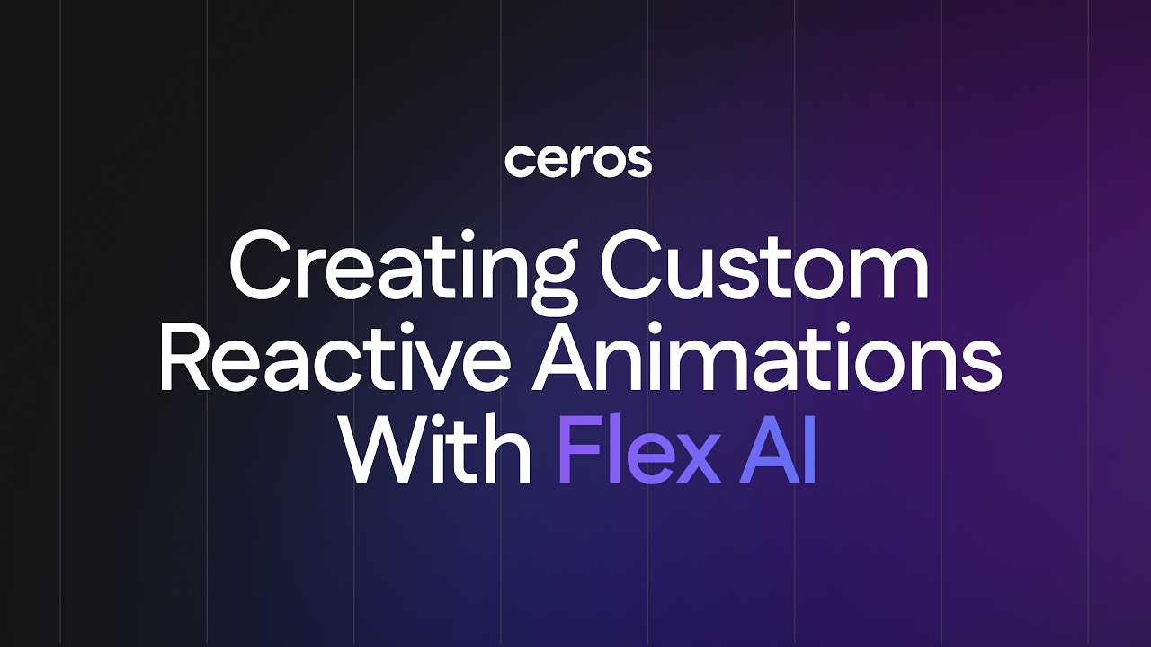 How to Create Custom Reactive Animations with Flex AI