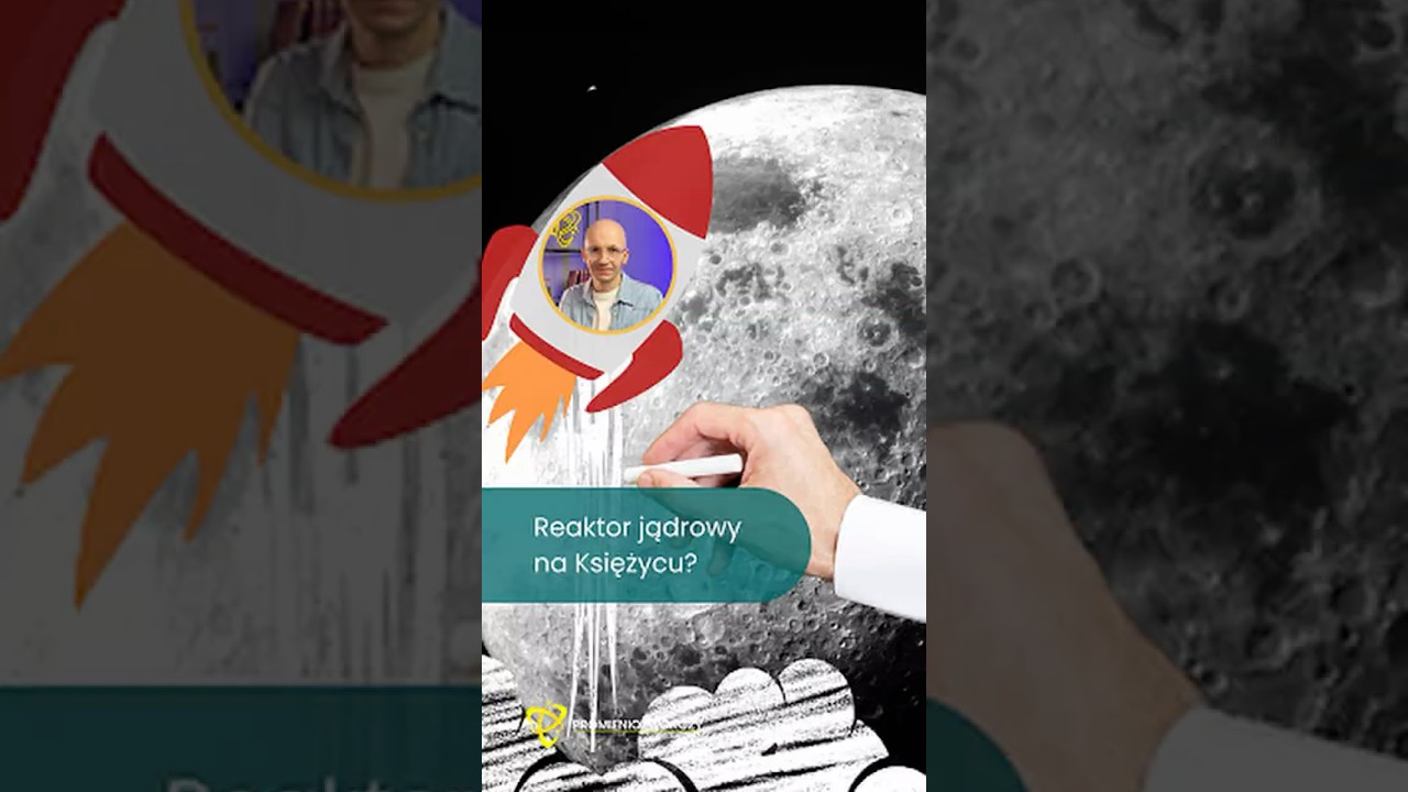 🚀☢️ Reaktor jądrowy na Księżycu? #kosmos #nauka #nuclear #atom #energetyka #NASA #science #moon