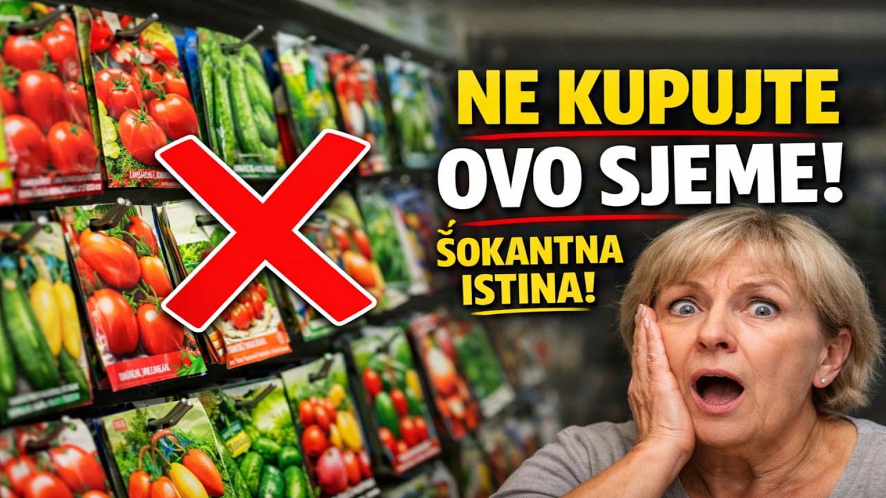 NE KUPUJTE sjeme u trgovinama dok ne saznate OVO! ⛔ Prava istina o šarenim vrećicama.