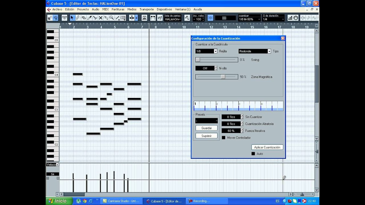 Tutorial cubase 5: cuantización y edición midi