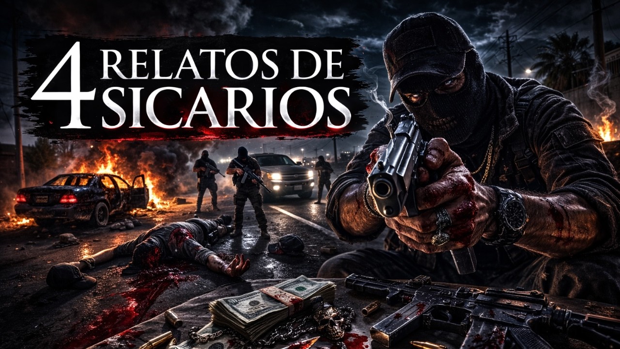 4 Historias de TERROR de SICARIOS MEXICANOS | Parte 3