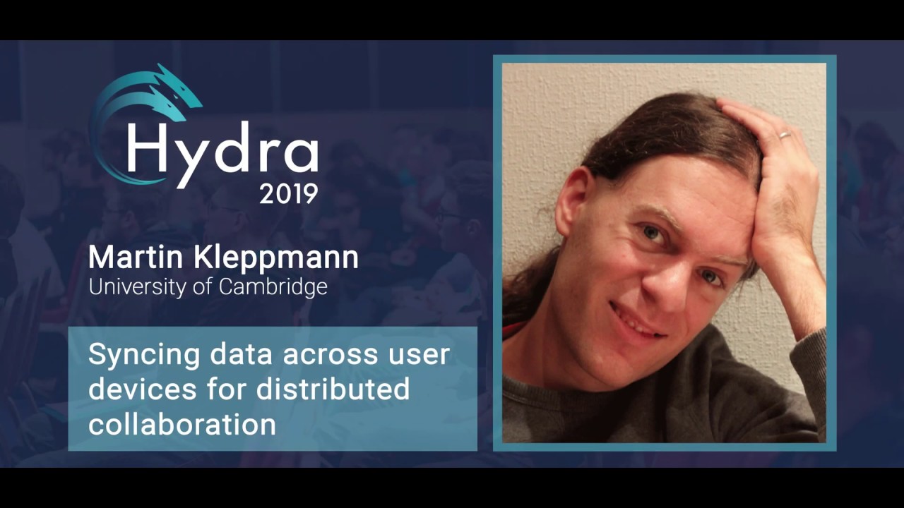 Martin Kleppmann &mdash; Syncing data across user devices for distributed collaboration