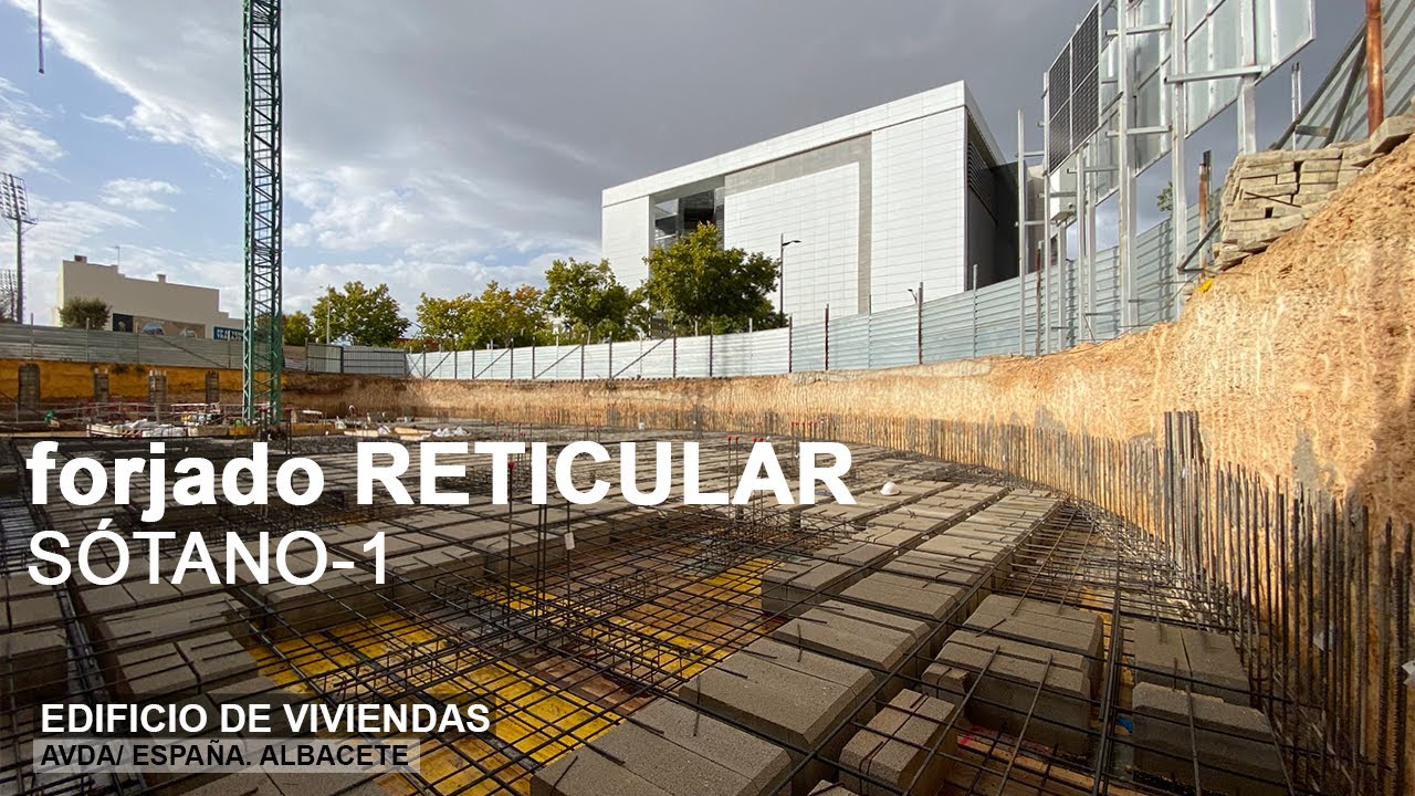 FORJADO RETICULAR SÓTANO-1 | Avda/España. Albacete | BERNALTE Arquitectura