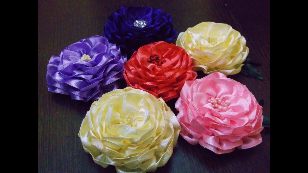 D.I.Y. Satin Ribbon Camellia Flower | MyInDulzens