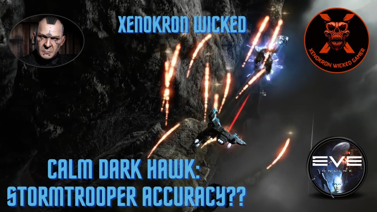 Eve Online || T1 Dark Rocket Hawk: Stormtrooper Accuracy? || #eveonline #eve #gameplay #gaming