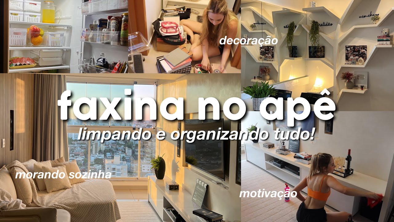 FAXINA NO MEU APARTAMENTO | organização semanal e muita motivação 🧺