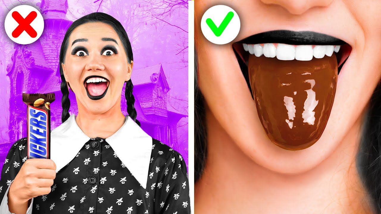 Cara Menyembunyikan Permen ke Dalam Pesta Halloween | Tantangan Kreatif yang Luar Biasa Fun Tun