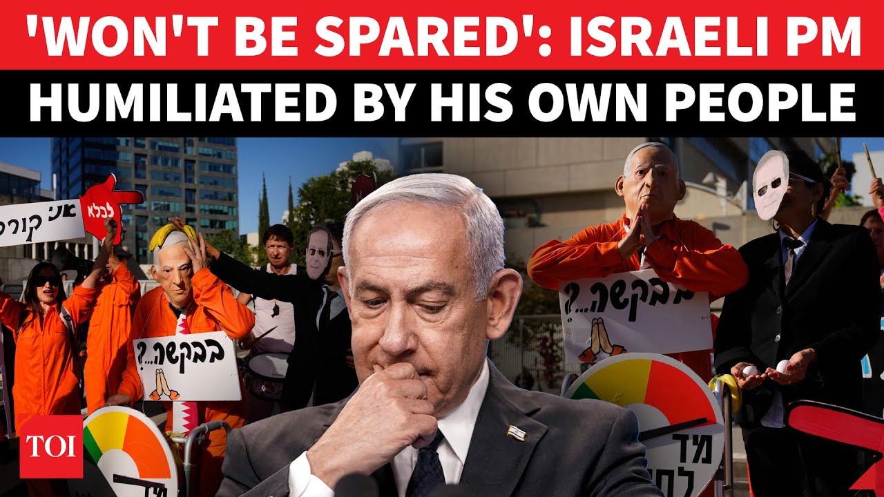 Netanyahu Convoy 'STORMED' As Israel Erupts Against 'CORRUPT' Bibi | 'You Won't Be Spared'
