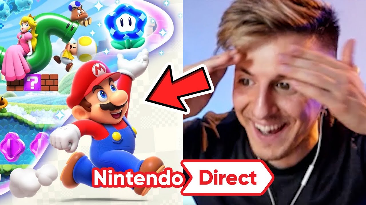SUPER MARIO WONDER REACTION (Nintendo Direct 21/06/2023)