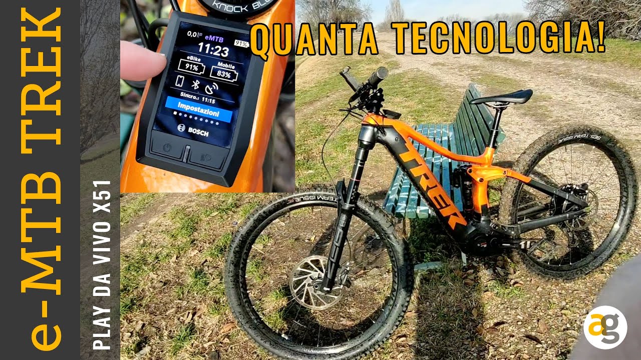 La TECNOLOGIA di E-MTB TREK RAIL 9 con BOSCH KYOX.