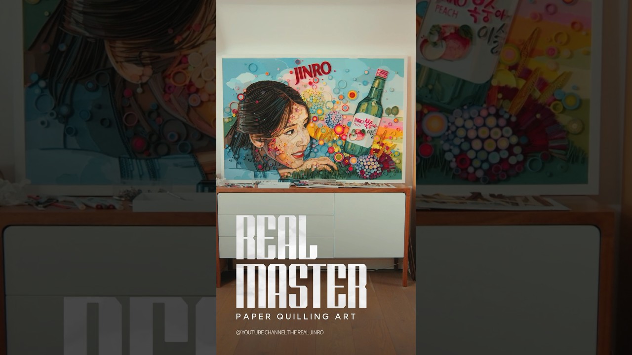 Never before-seen artwork "Paper Quilling" 