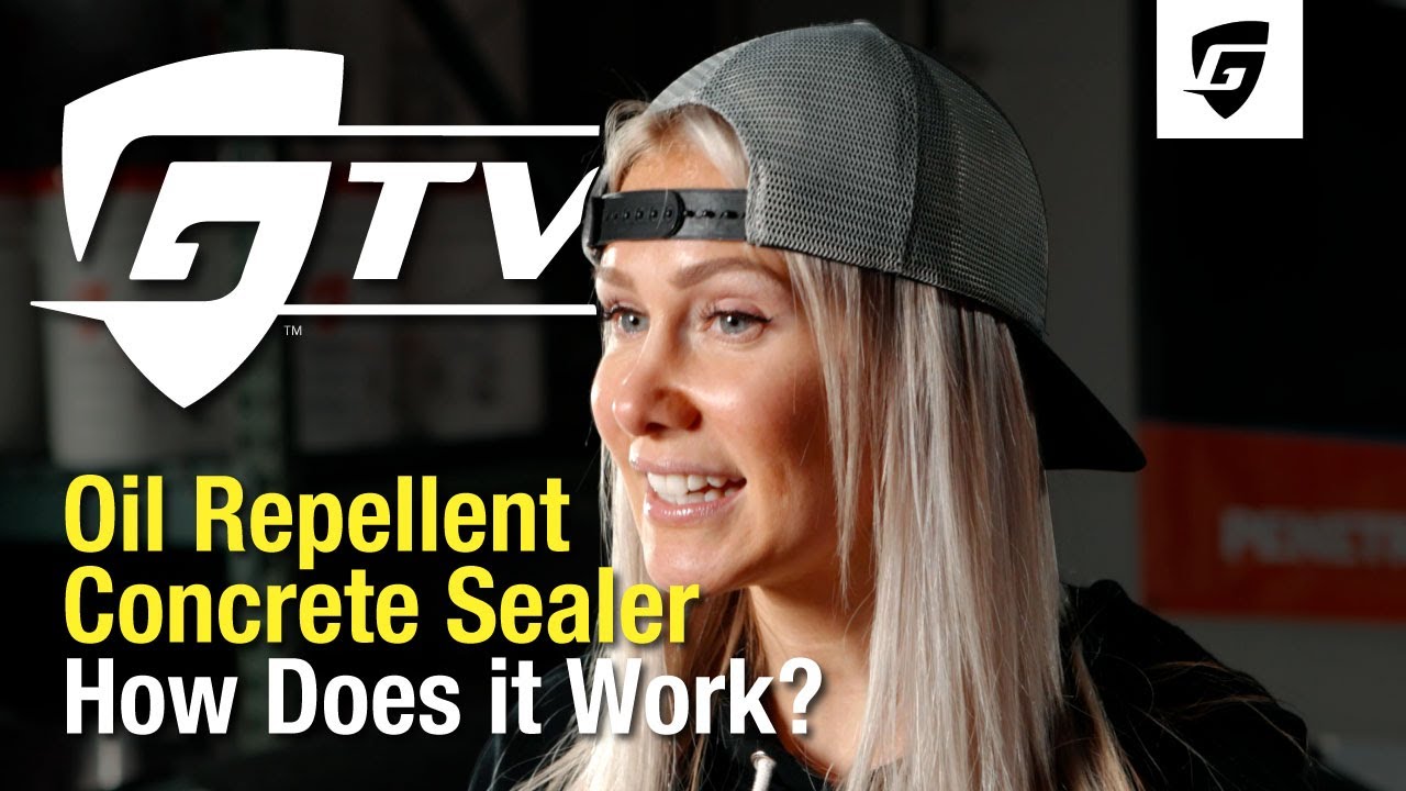 GTV - Our Best Concrete Sealer with Oil Repellent // Siloxa-Tek&reg; 8510 Explained