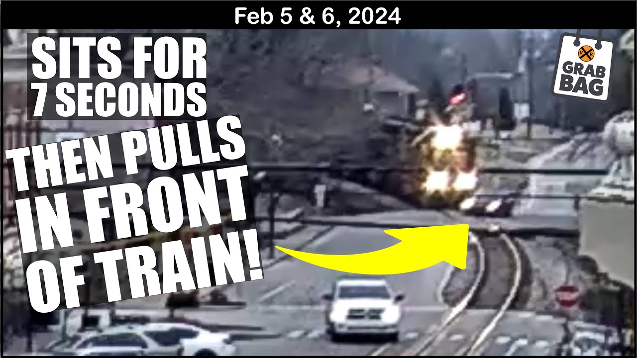 SAT FOR 7 SECONDS, THEN PULLED IN FRONT OF THE TRAIN!! THE BRICK, POWER MOVES & 3 DARWINS