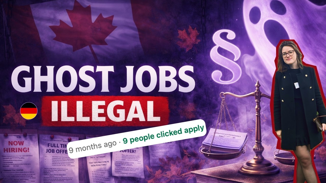 Ghost Jobs ILLEGAL I Erstes Fake-Stellen-Gesetz in Kanada 2026 👻⚖️ [Deutsch]