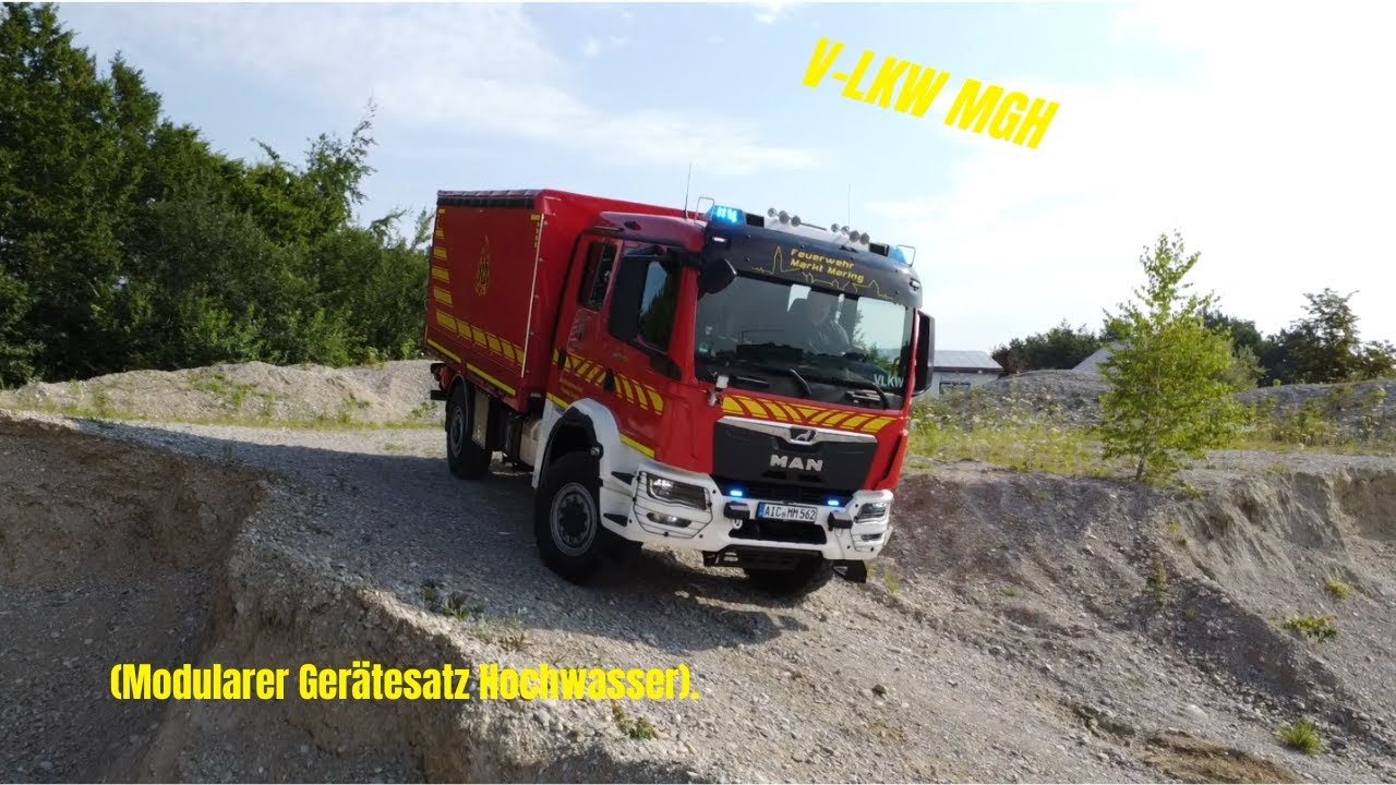 [V-LKW MGH (Modularer Ger&auml;tesatz Hochwasser) FFW Mering]