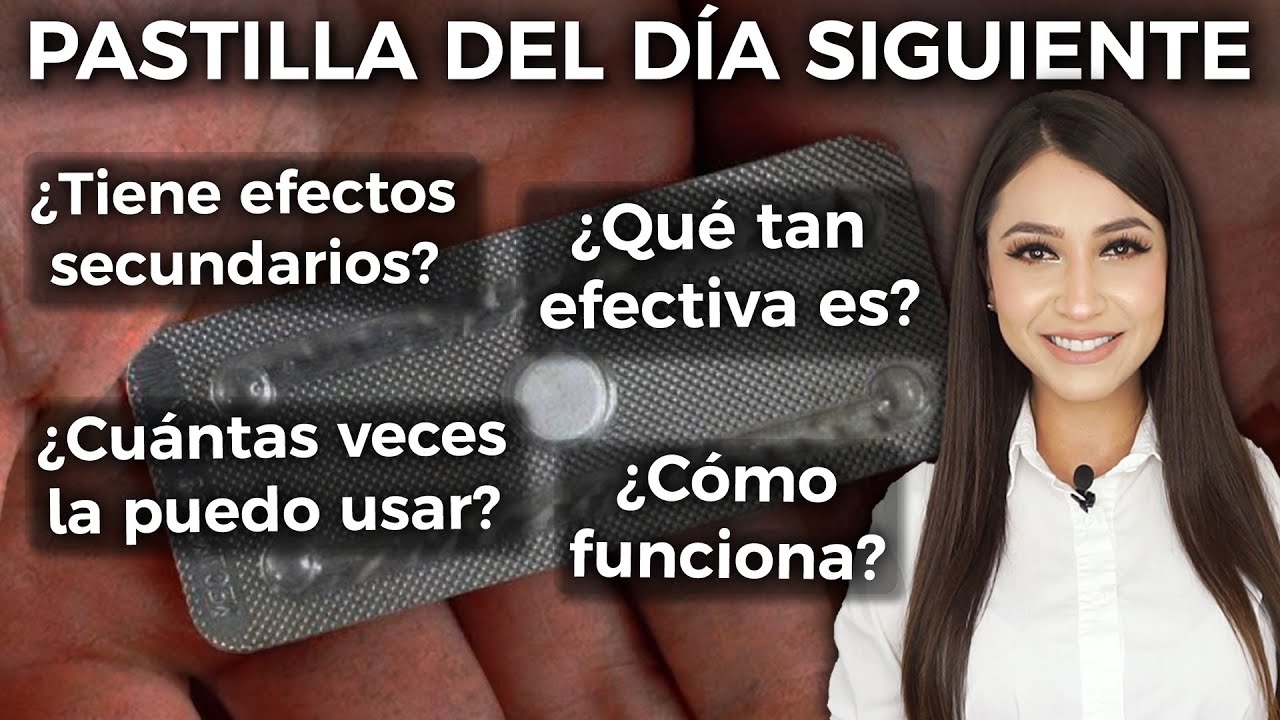 Pastilla del día siguiente. Todo lo que tienes que saber l Dra. Pau Zúñiga 👩🏻‍⚕️