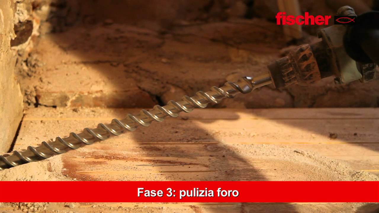 Consolidamento solaio in legno con Resina Epossidica fischer FIS EM