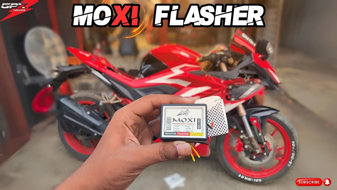 16 pattern Hazard flasher for GPX Demon GR 165R | Moxi Flasher | Sifat OnTheWay