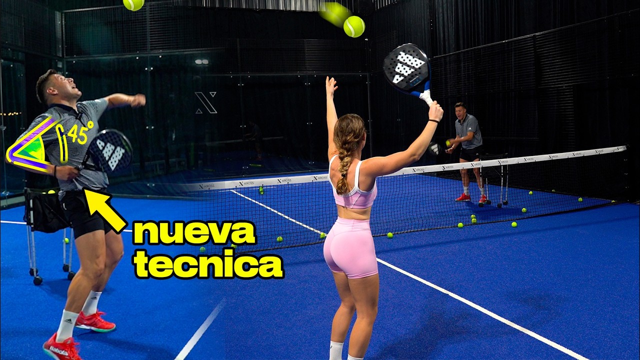 3 Steps technique to Padel FLAT SMASH x3 with Asier Gago
