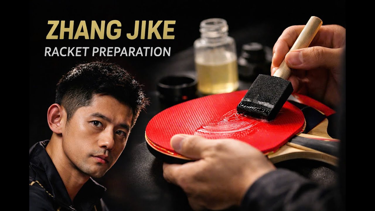 Zhang Jike Shares Pro Level Table Tennis Racket Preparation – Glue, Rubber & Match Conditions