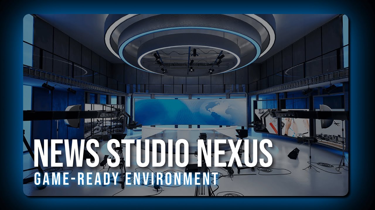 News Studio Nexus | Virtual TV Studio | Unreal Engine 5.