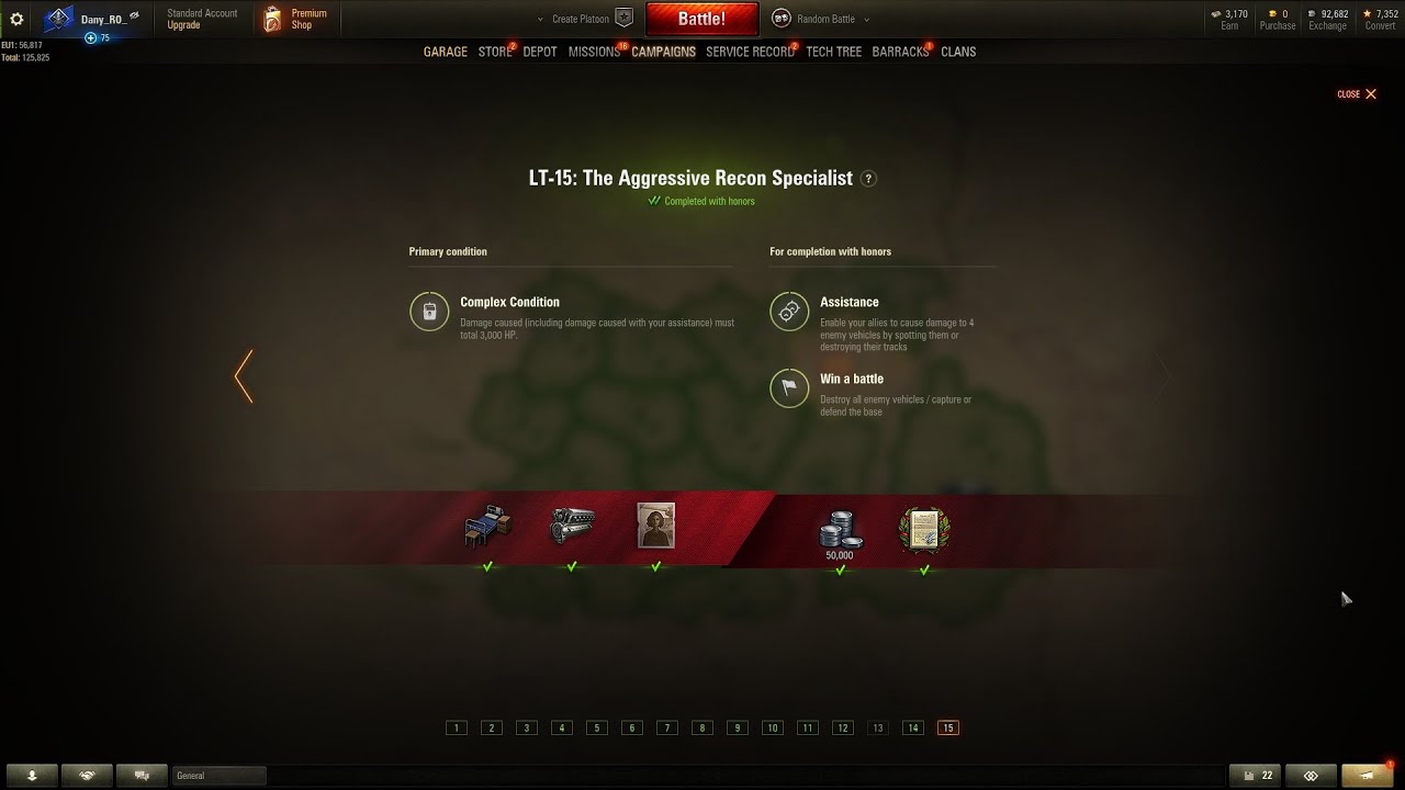 Mission LT 15 The Aggressive Recon Specialist for StuG IV Campaign