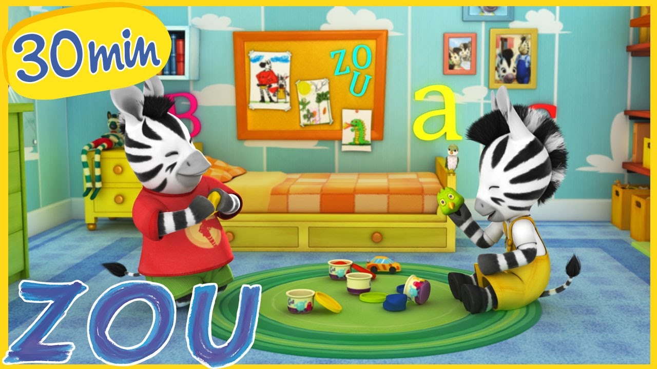 Zou in het Nederlands 🦓 Klei klus | kinderen cartoon