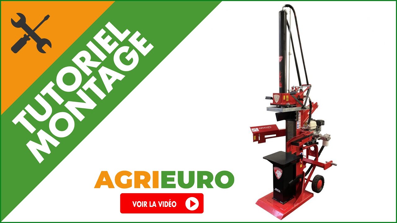 Fendeuses thermiques Ceccato BULL SPL13H - 13 tonnes et SPL16H - 16 tonnes : montage