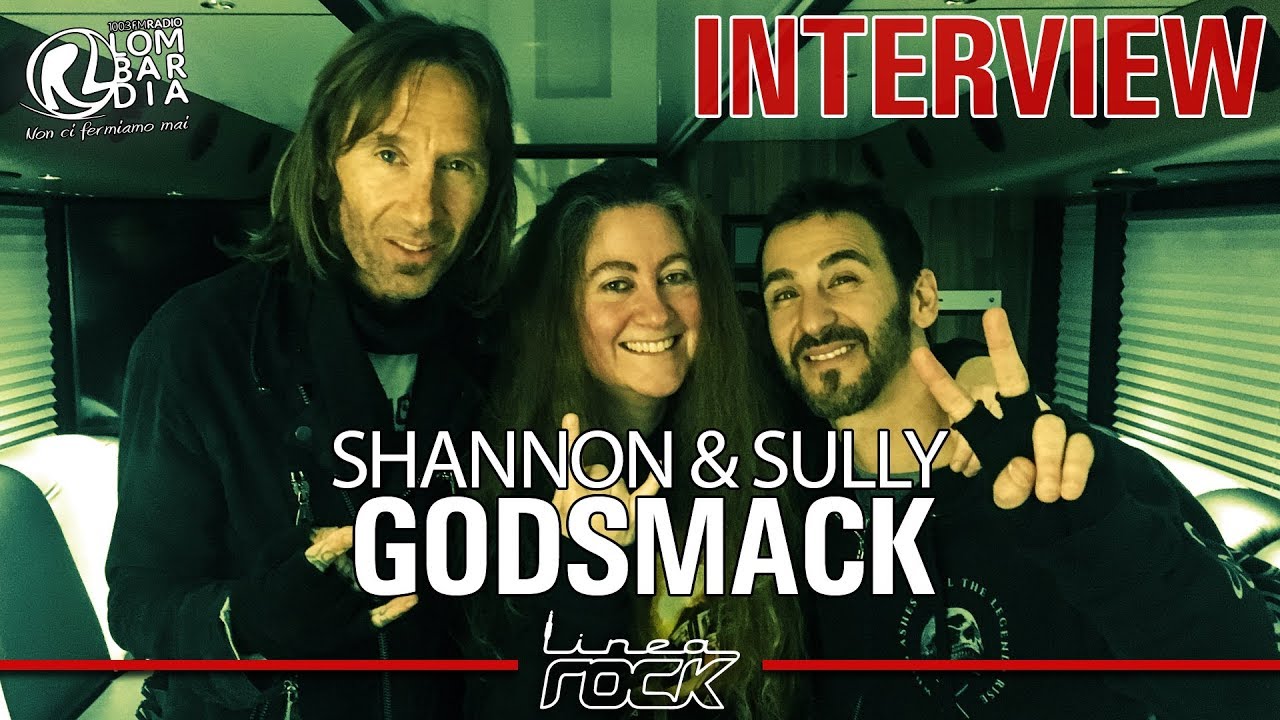 GODSMACK - Sully & Shannon interview @Linea Rock 2019 by Barbara Caserta