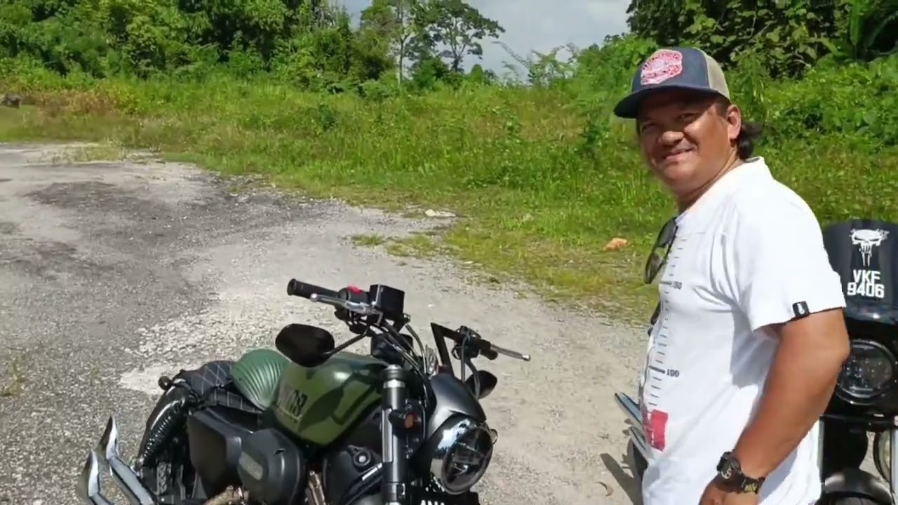 review SRV250 Batman #zulhandyblack #fazbencustom #custom #qjmotor #bobber #whitewalltyre