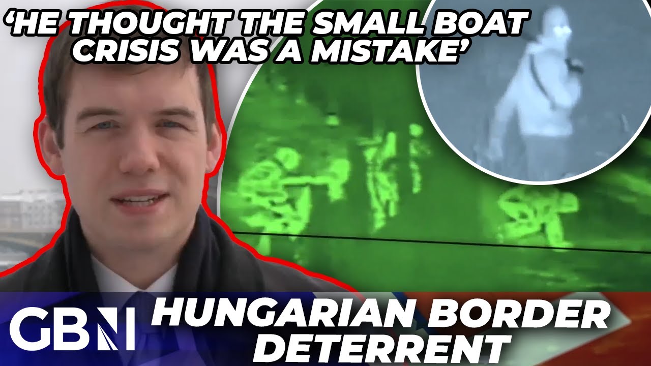FOOTAGE: Hungarian border CCTV EXPOSES illegal migrants ATTEMPTING to be smuggled into the country