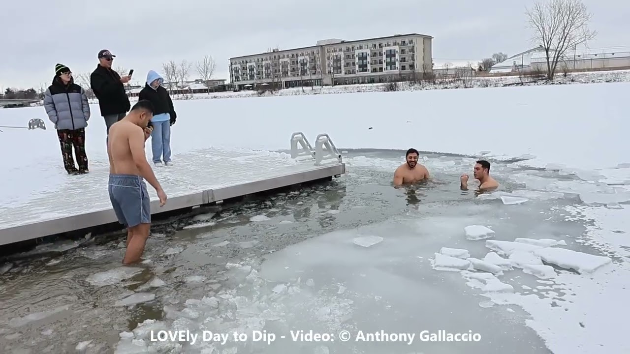LOVEly Day to Dip Cold Dipping Lincoln Docks Welland