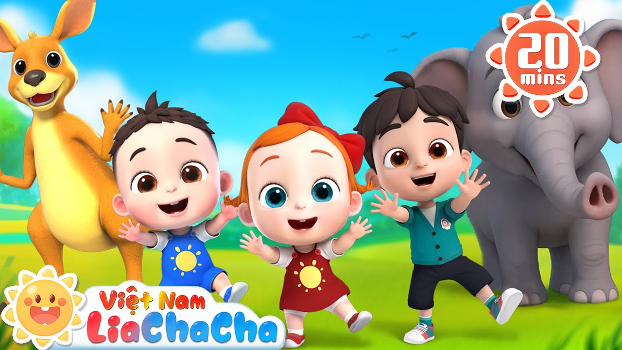 🦘 Nhảy múa vui nhộn cùng các bạn động vật | Tập thể dục | LiaChaCha - Ca Nhạc Thiếu Nhi Việt Nam
