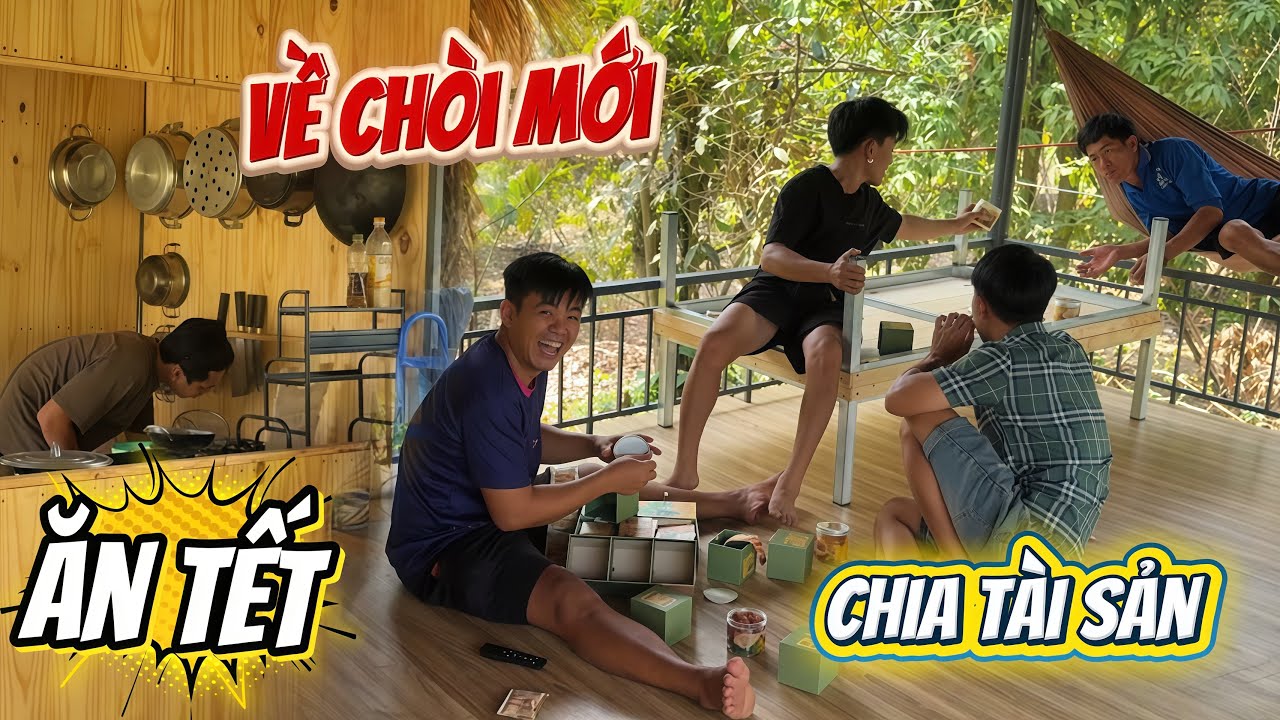 Một ngày cả team dọn dẹp chòi cũ ra chòi mới ăn tết cuối năm | HoàiPhong TV