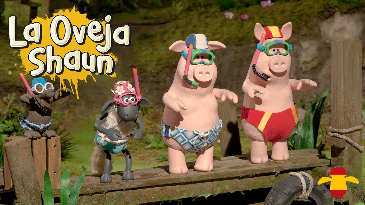 Nataci&oacute;n - Las Champiosheeps - La Oveja Shaun