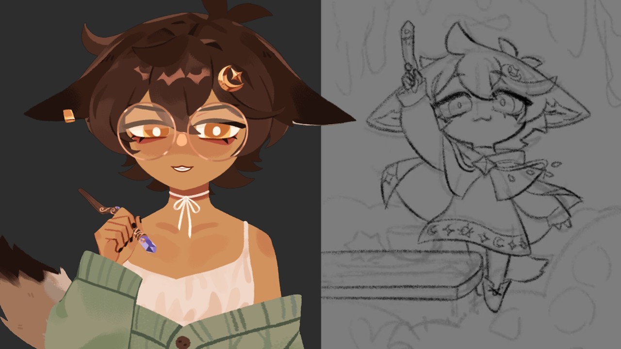 sketching oc tarot cards [2] + comms | VOD