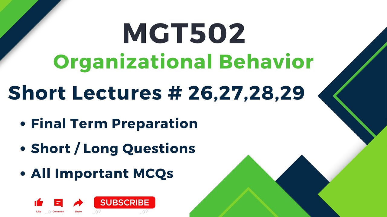 mgt502 lec 26 to 29|MGT502 lecture 26-29 |mgt502 final term preparation 2025 | mgt502 short lectures