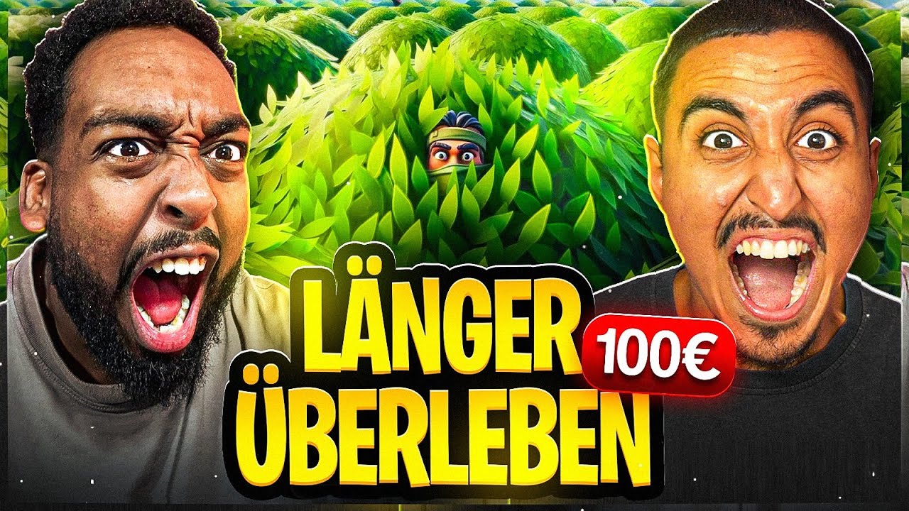 LÄNGER ÜBERLEBEN CHALLENGE um 100€💸🔫 FARO vs. FURKY I Fortnite
