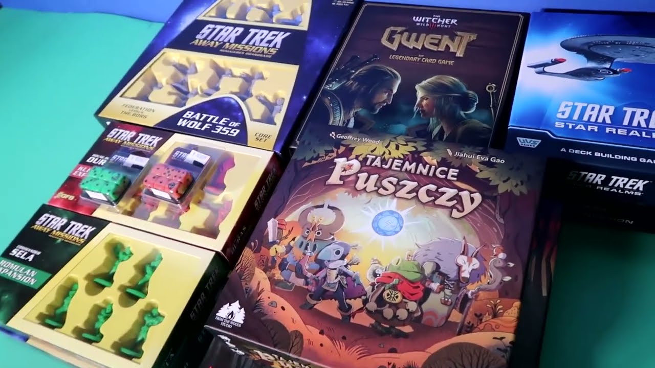 Planszówki - Star trek, Gwint Stranger Things i inne -  Fantastyczne Rozmowy