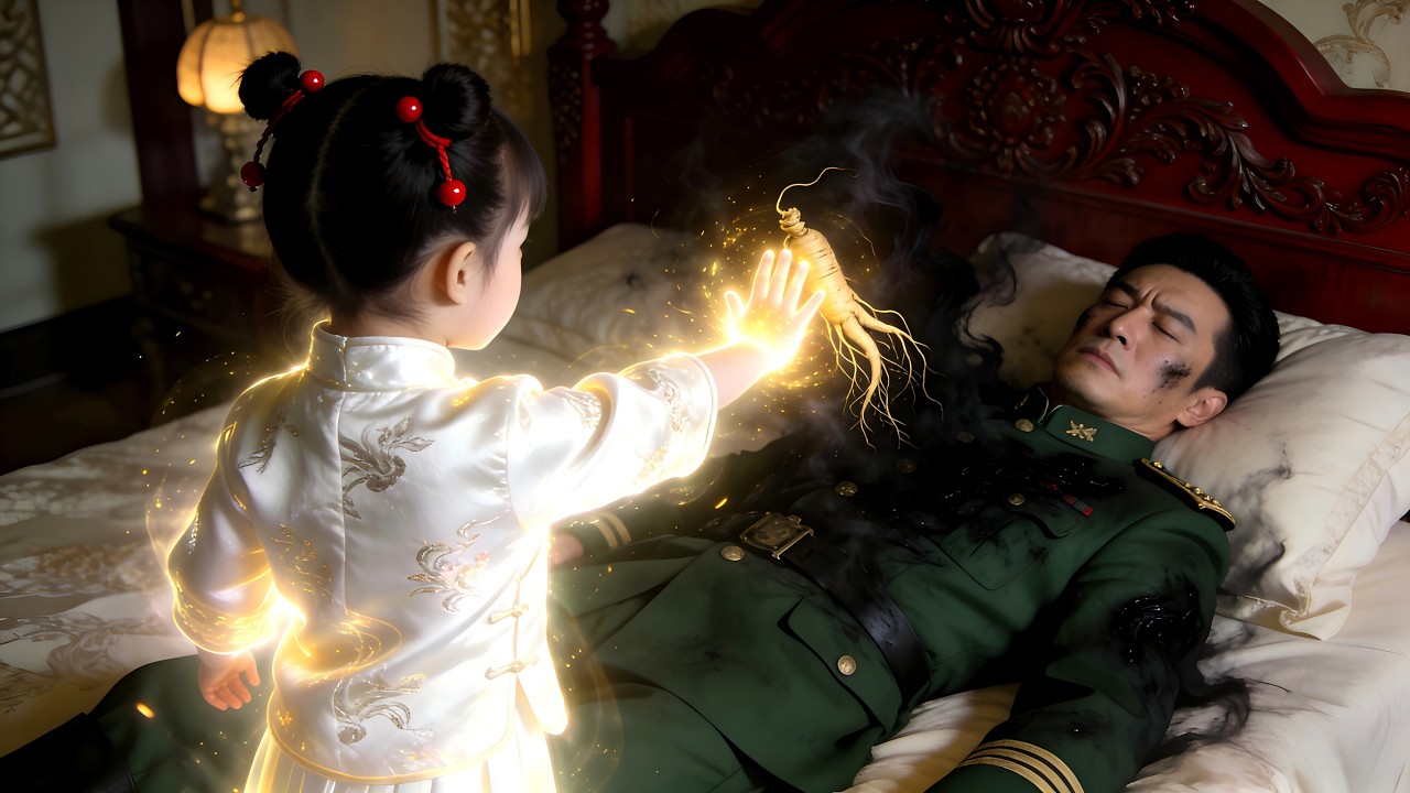 雪夜救的小孤女竟是千年人參精！報恩闖帥府差點被抓去燉湯，誰知她反手化解督軍邪煞，治癒劇毒旺家改運，瞬間成了全府捧在心尖的團寵！#異能#短劇#萌寶#萌娃#逆襲#drama#短劇推薦#玄幻