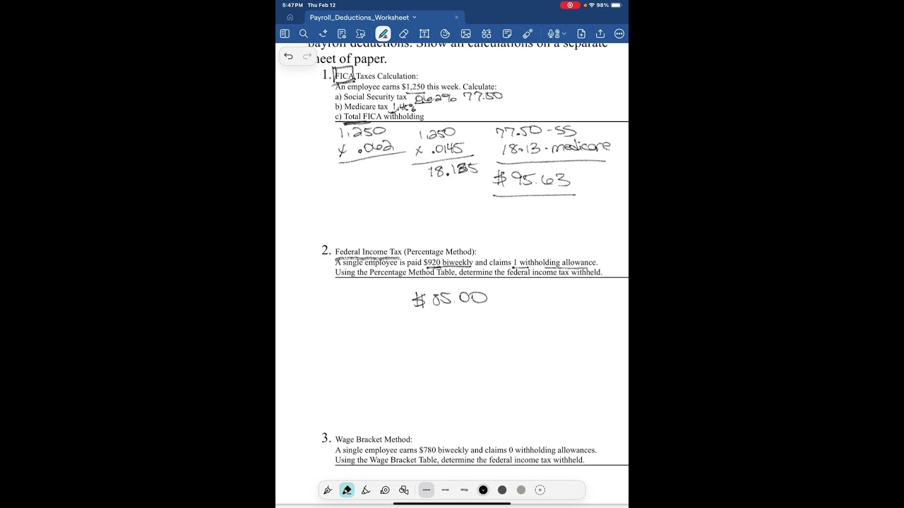 Payroll Deductions