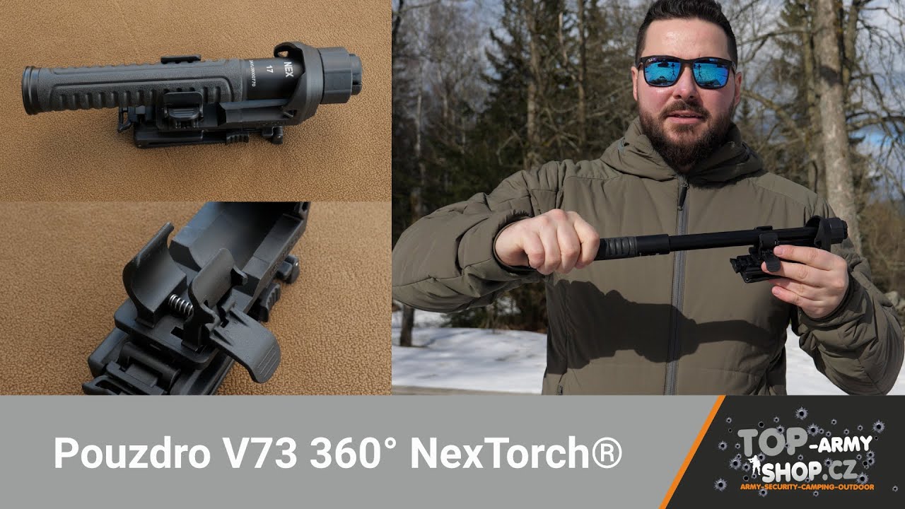 Pouzdro V73 360° na teleskopický obušek NexTorch® Užitečná věcička! Rigad