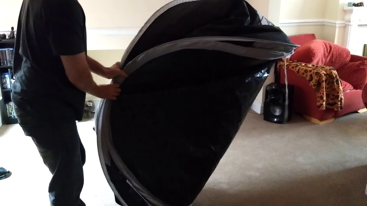How to collapse Trespass 2 Man 1 Room Festival pop-up tent
