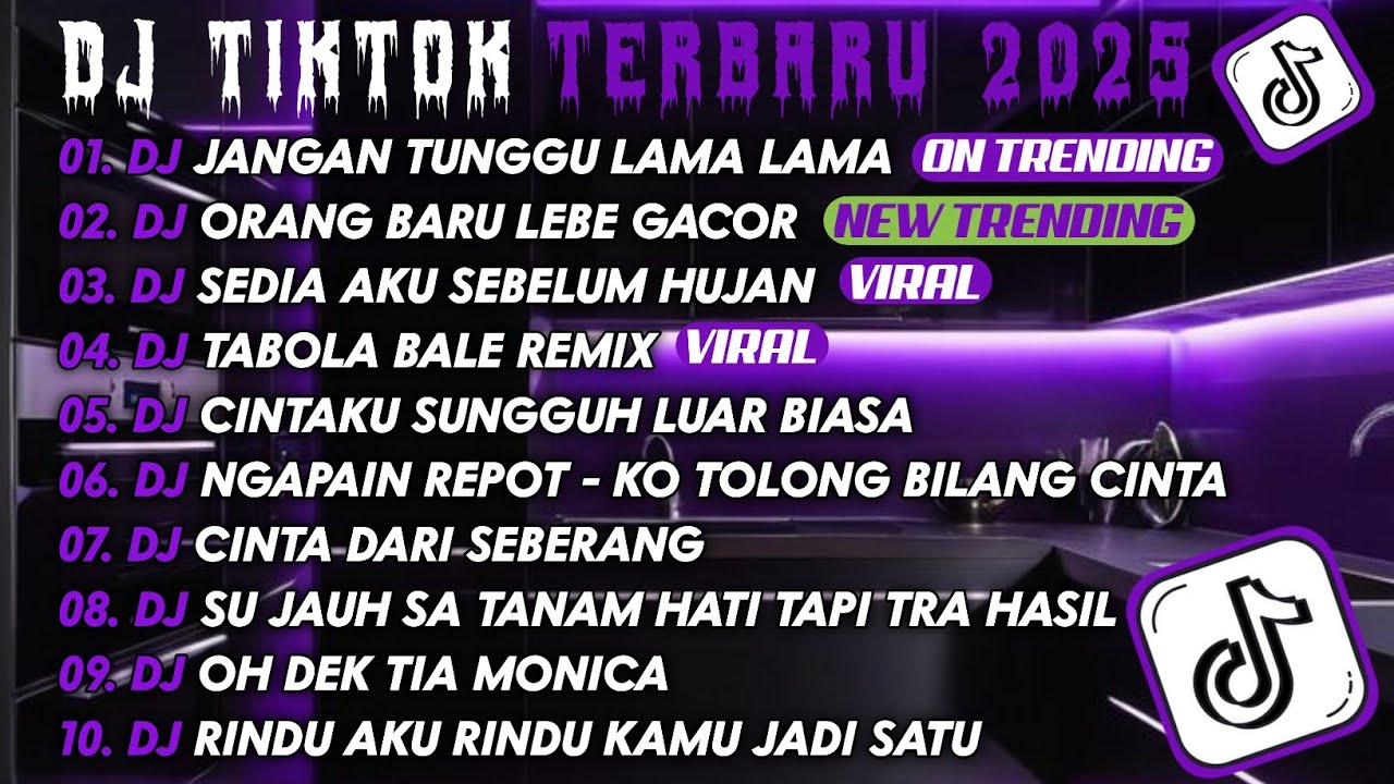 DJ TIKTOK TERBARU 2025 | DJ JANGAN TUNGGU LAMA LAMA 🎵DJ ORANG BARU LEBE GACOR🎵| FULL ALBUM