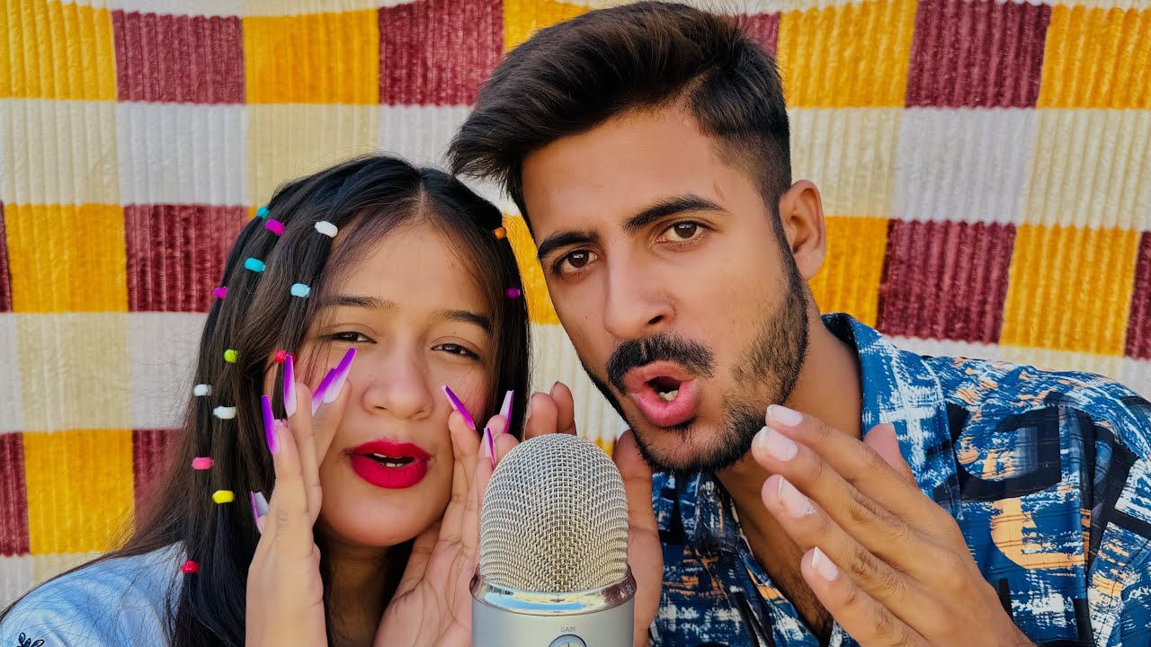 ASMR Mouth And Hand Sounds With My Husband 🫦
