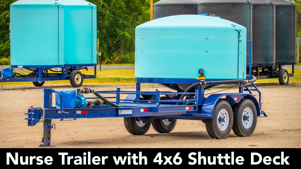 1300 Gallon Nurse Trailer with Shuttle Deck