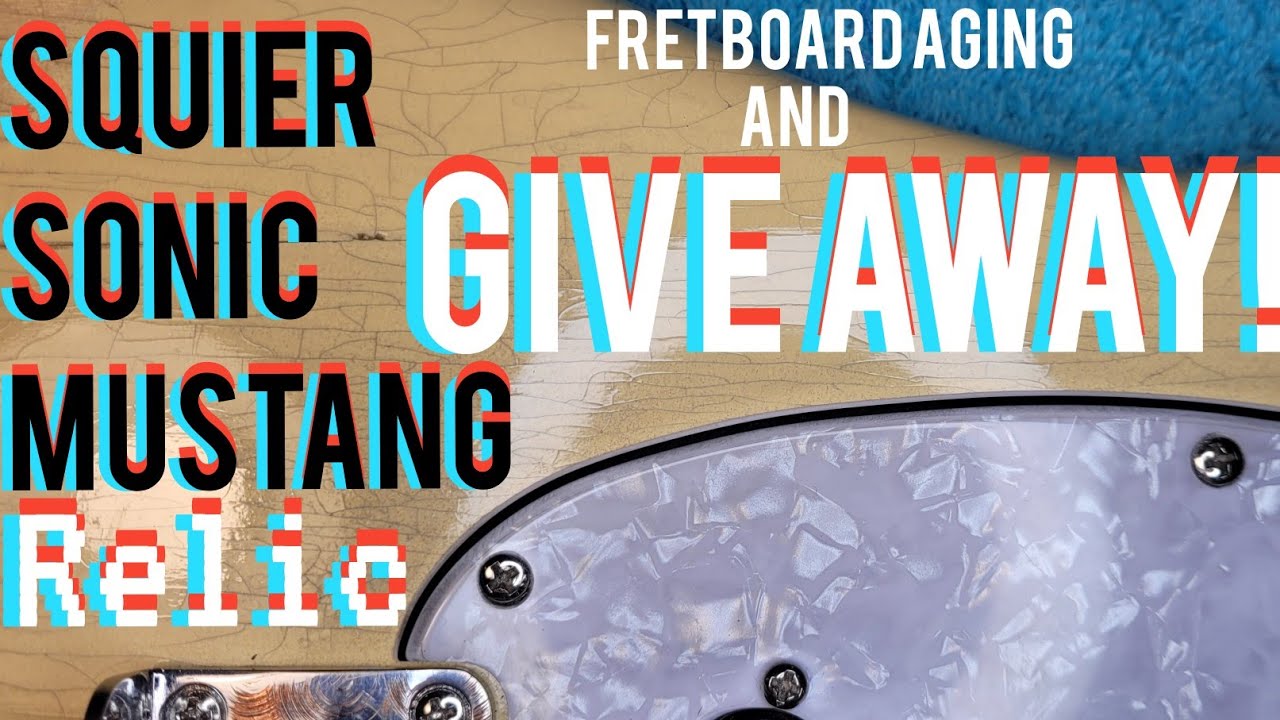 Sonic Mustang GIVEAWAY! And fretboard aging!