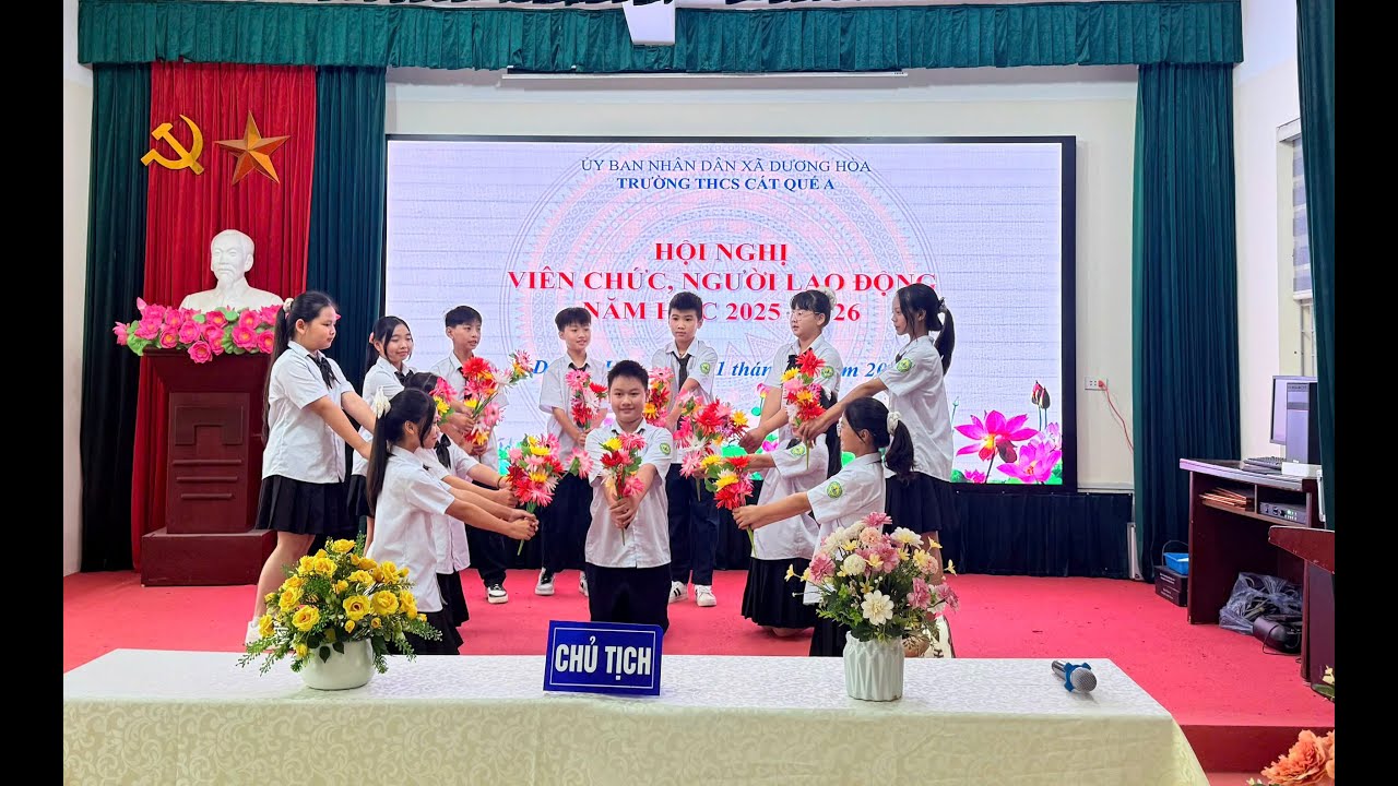 THCS Cát Quế A/ Múa Ngày hội thầy cô - Lớp 6A/ Hội nghị Viên chức năm 2025